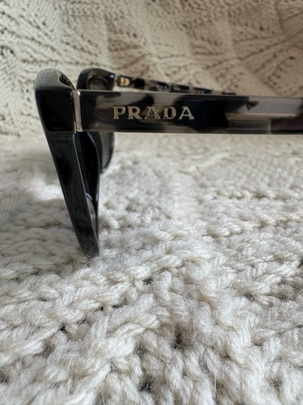 Prada Black Women's Cat-Eye Sunglasses - Classic Style - Picture 2 of 6